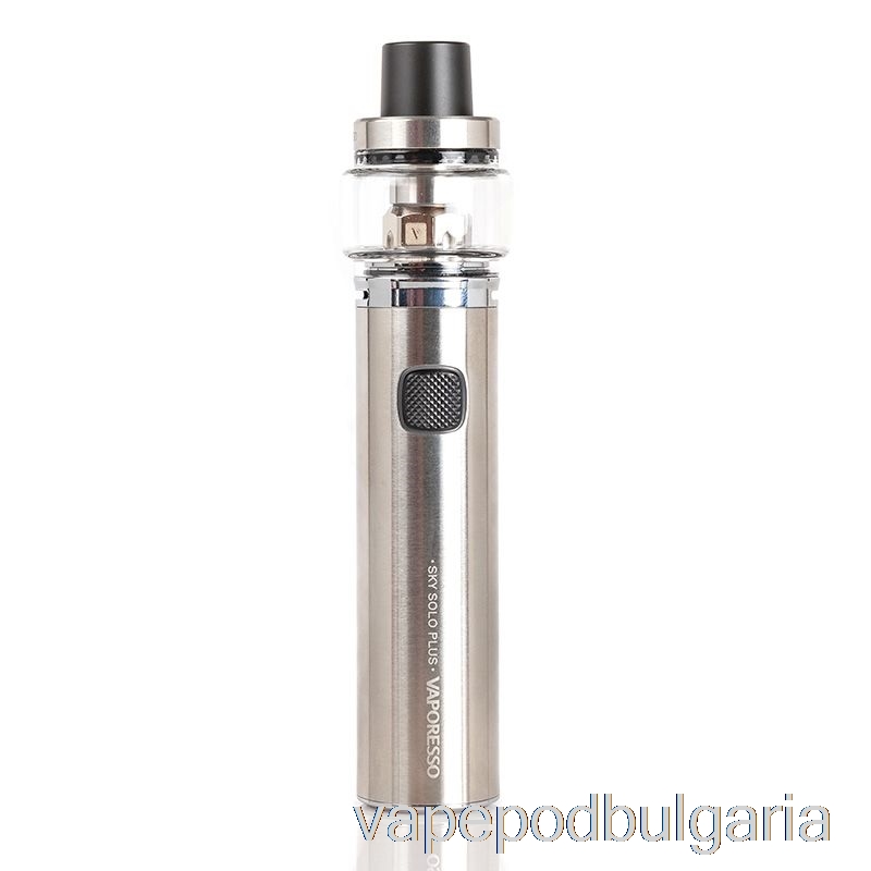 Vape 10000 Дръпки Vaporesso Sky Solo & Solo Plus Starter Kit Solo Plus Edition - неръждаема стомана